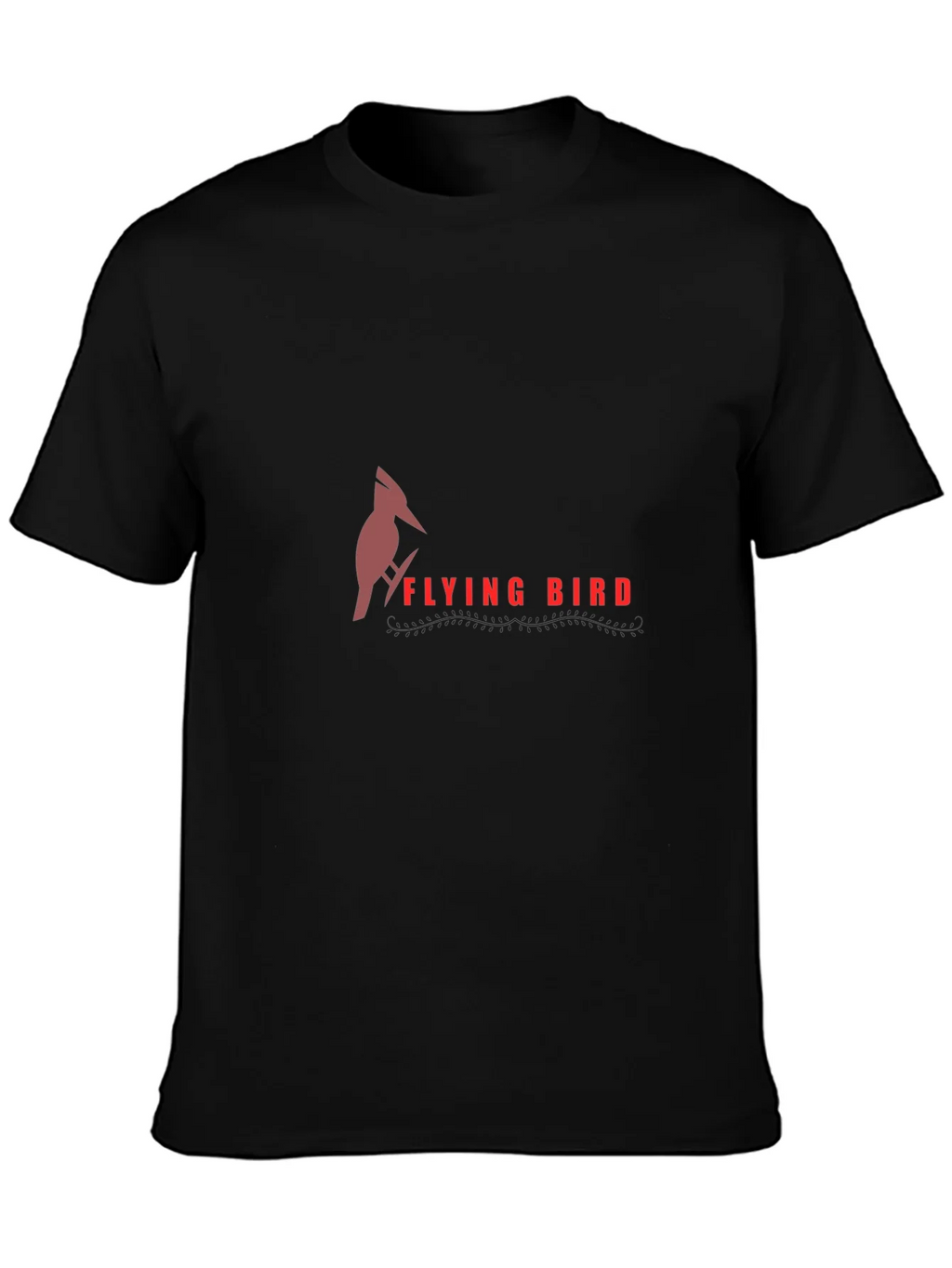 Flying Bird Graphic Tee - Stylish Black T-Shirt product image 6