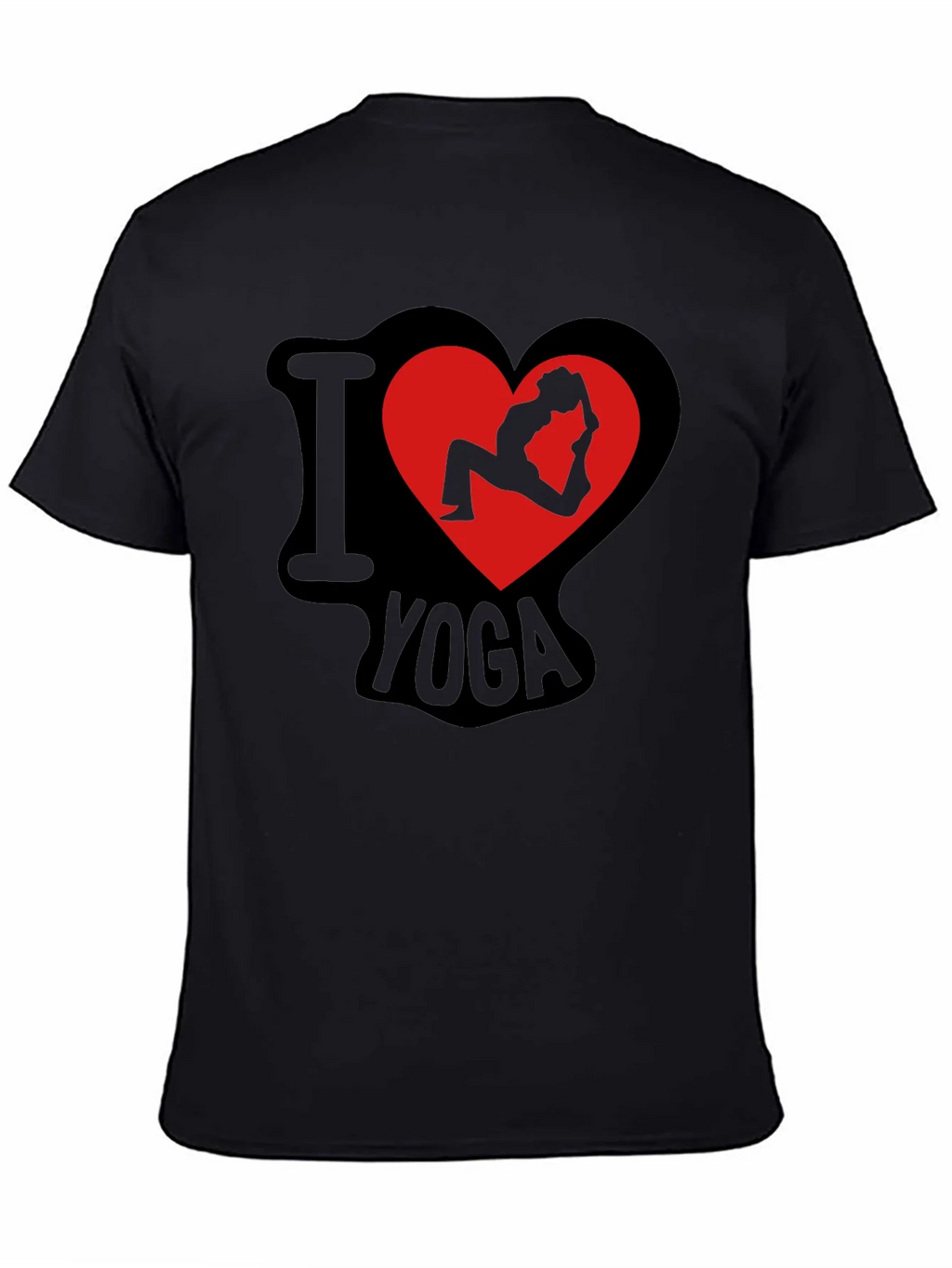 I Love Yoga T-Shirt - Pose Heart Design product image 7