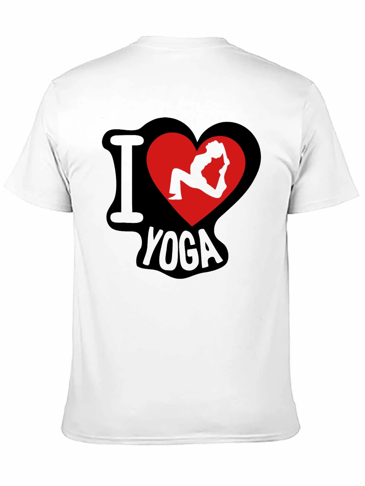 I Love Yoga T-Shirt - Pose Heart Design product image 2