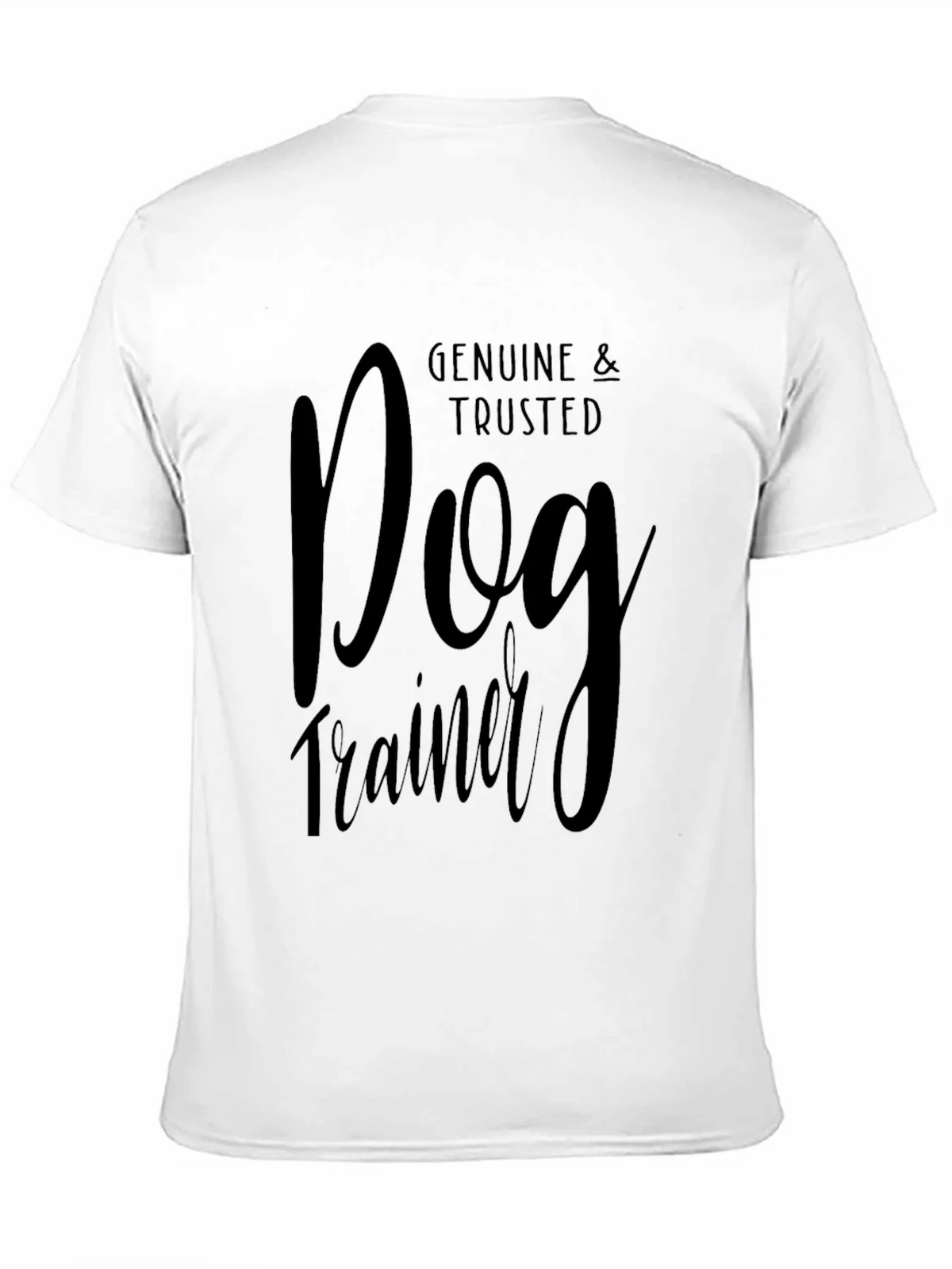 Genuine & Trusted Dog Trainer T-Shirt - Black product image 2