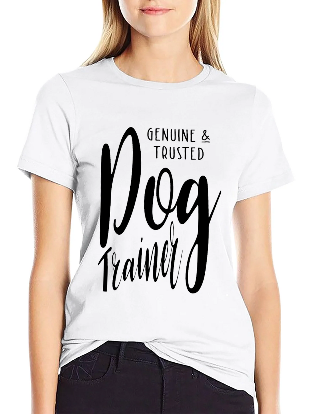 Genuine & Trusted Dog Trainer T-Shirt - Black product image 11