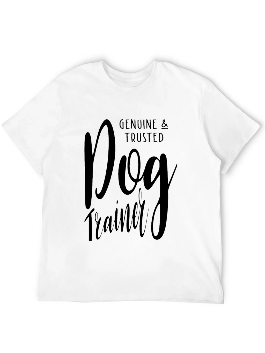 Genuine & Trusted Dog Trainer T-Shirt - Black product image 3