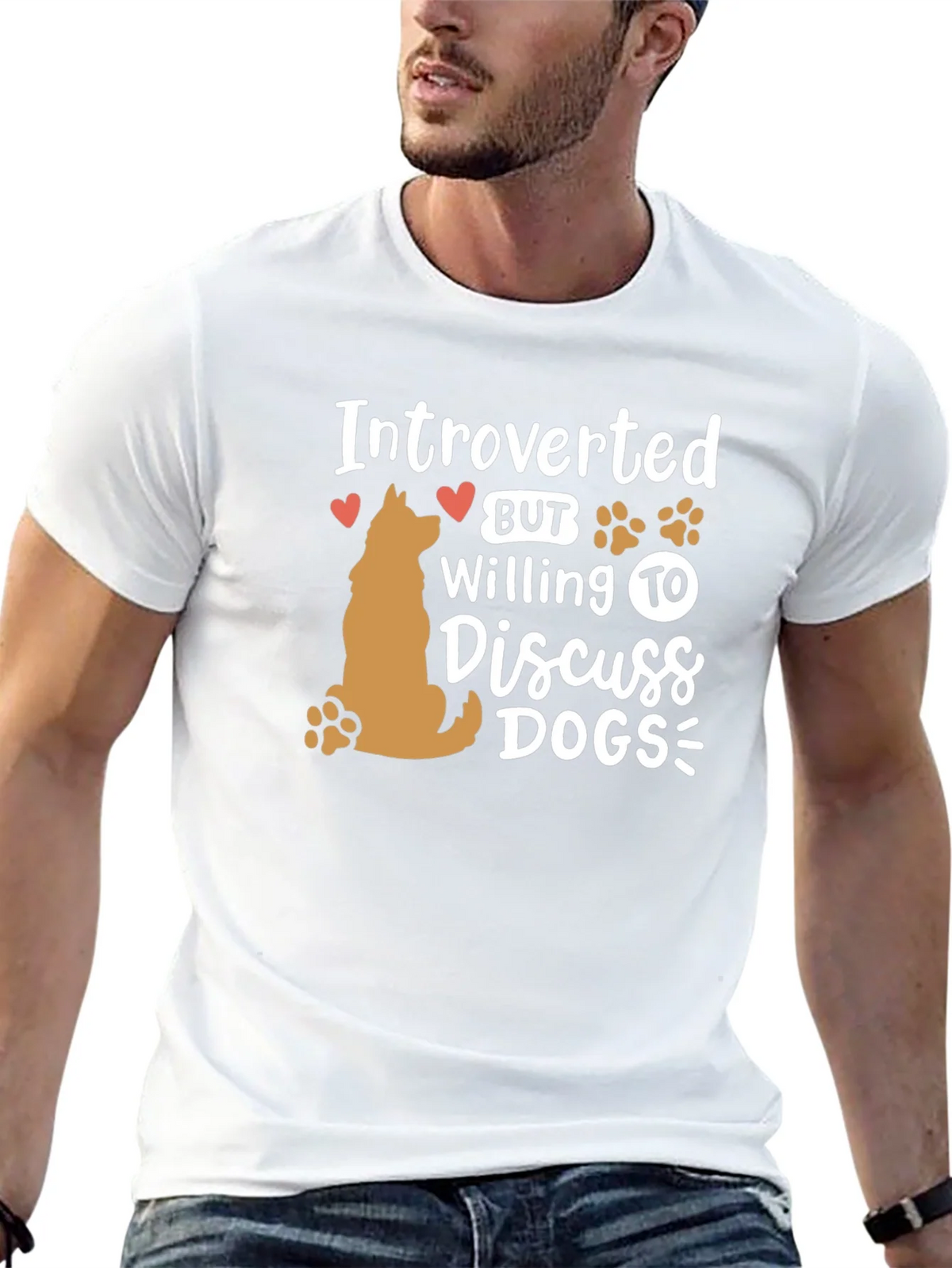 Introverted Dog Lover T-Shirt product image 4