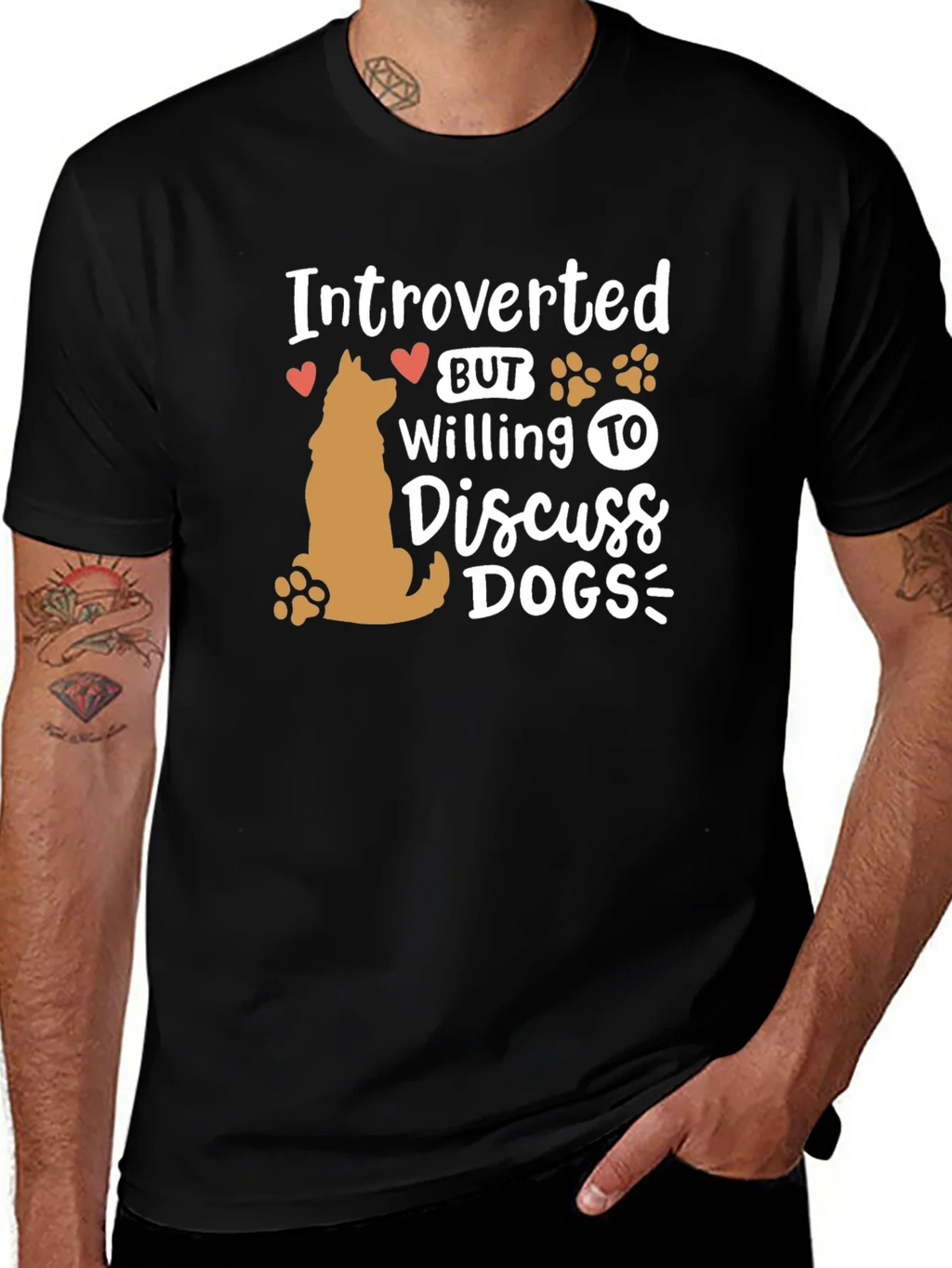 Introverted Dog Lover T-Shirt product image 1