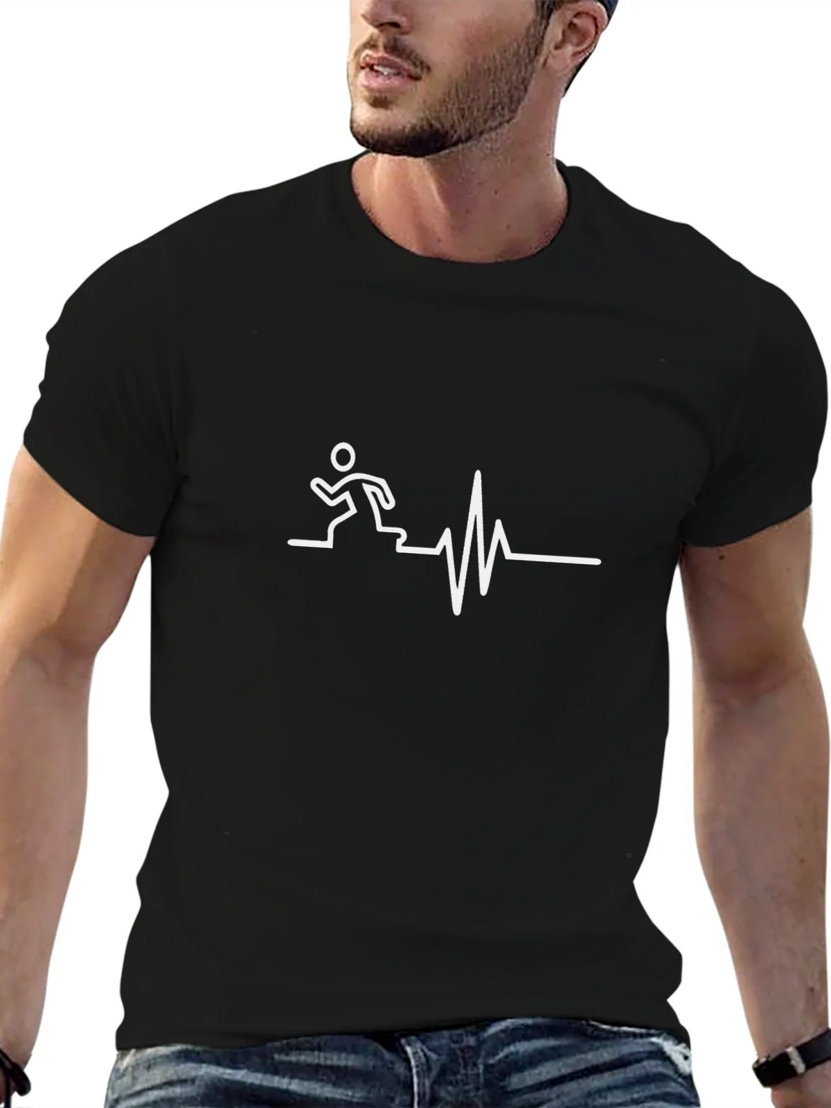 Runner Heartbeat Graphic T-Shirt product image 9