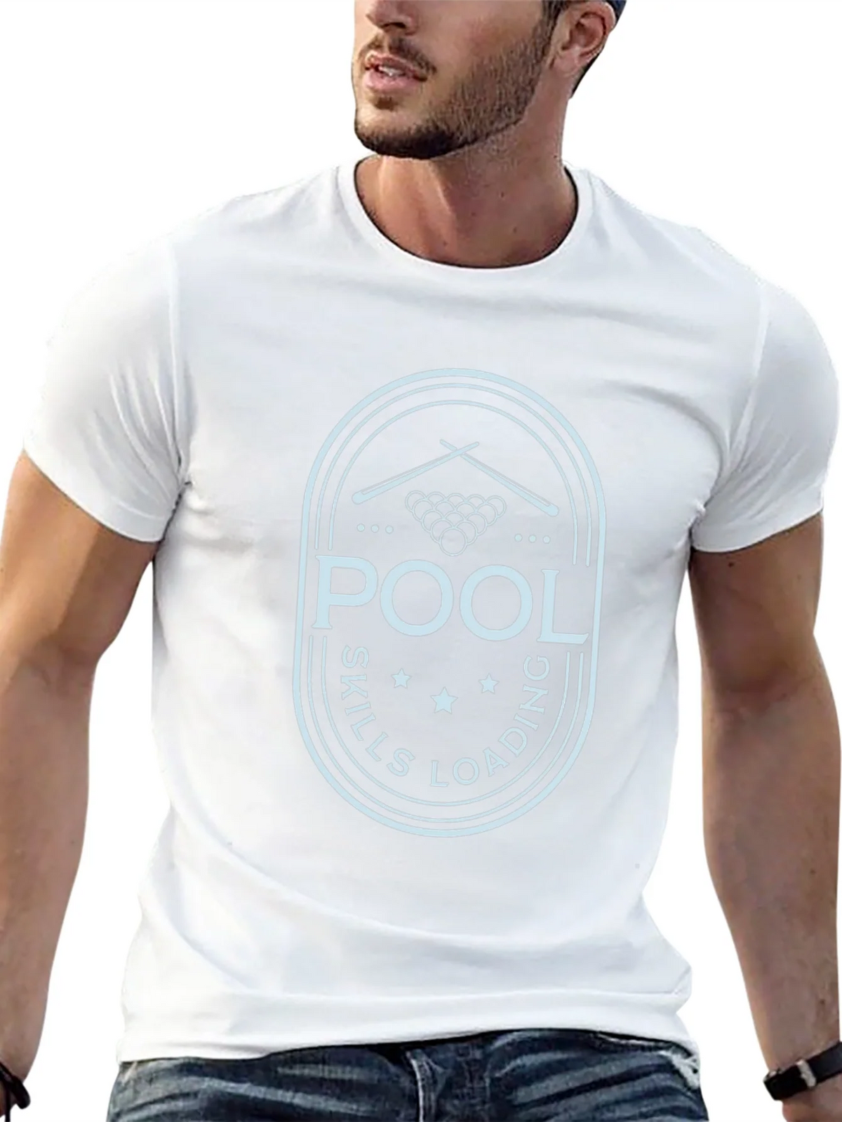 Pool Skills Loading T-Shirt - Billiards Player Tee product image 4