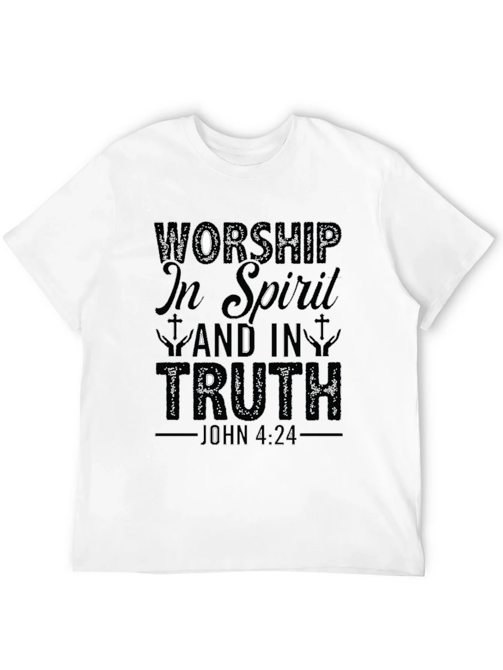 Worship in Spirit & Truth Christian T-Shirt product image 3