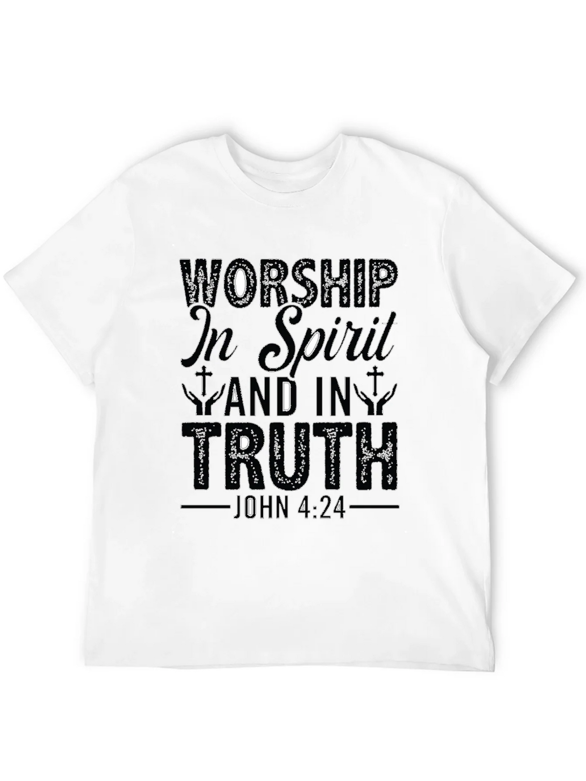 Worship in Spirit & Truth Christian T-Shirt product image 3