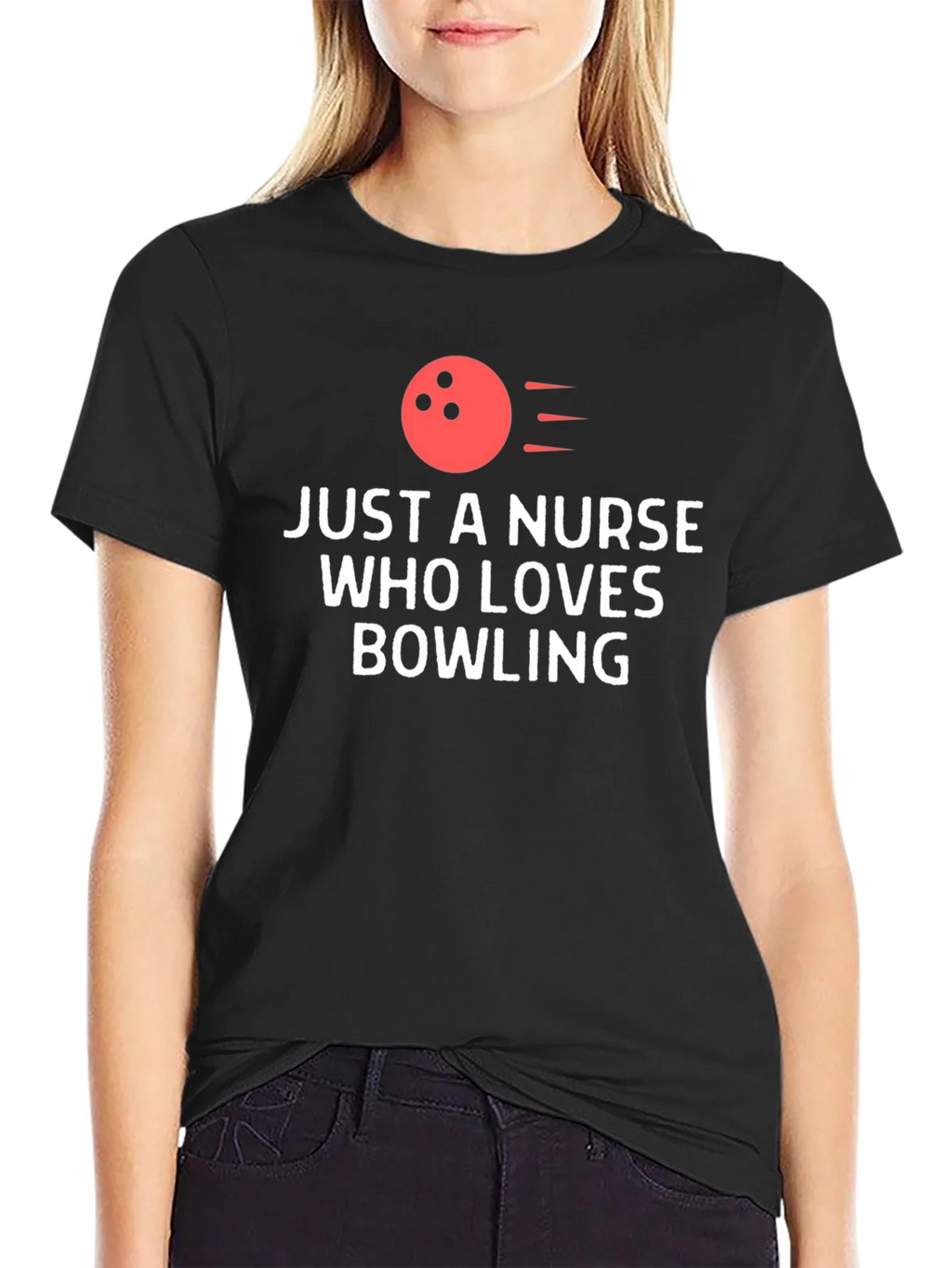 Nurse Bowling Lover T-Shirt - Novelty Gift product image 5