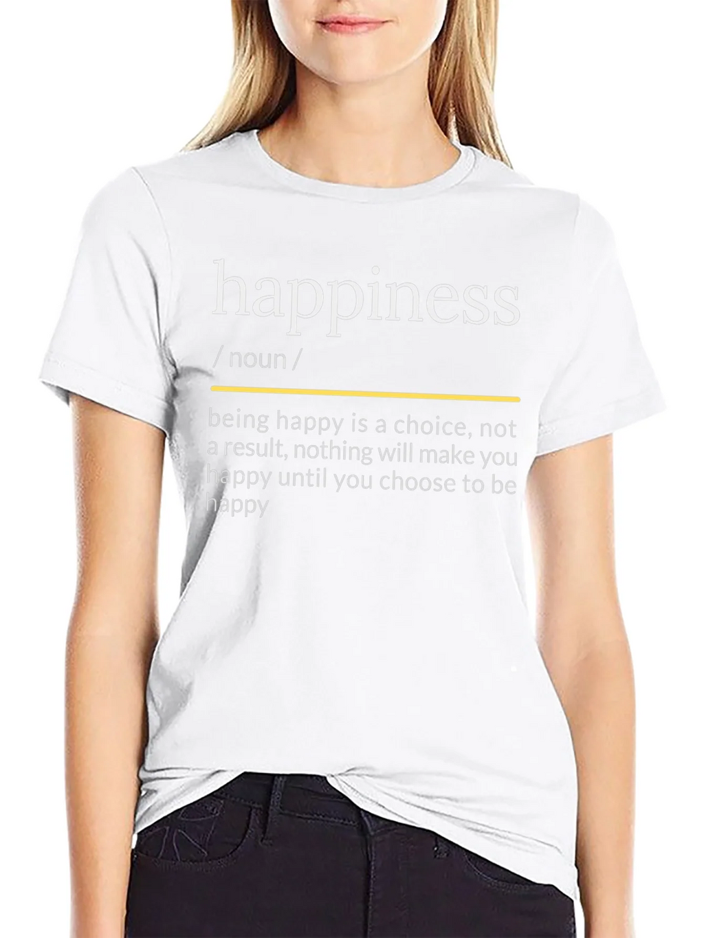 Happiness Definition T-Shirt - Choose to Be Happy product image 11