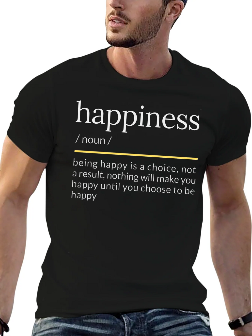 Happiness Definition T-Shirt - Choose to Be Happy product image 9