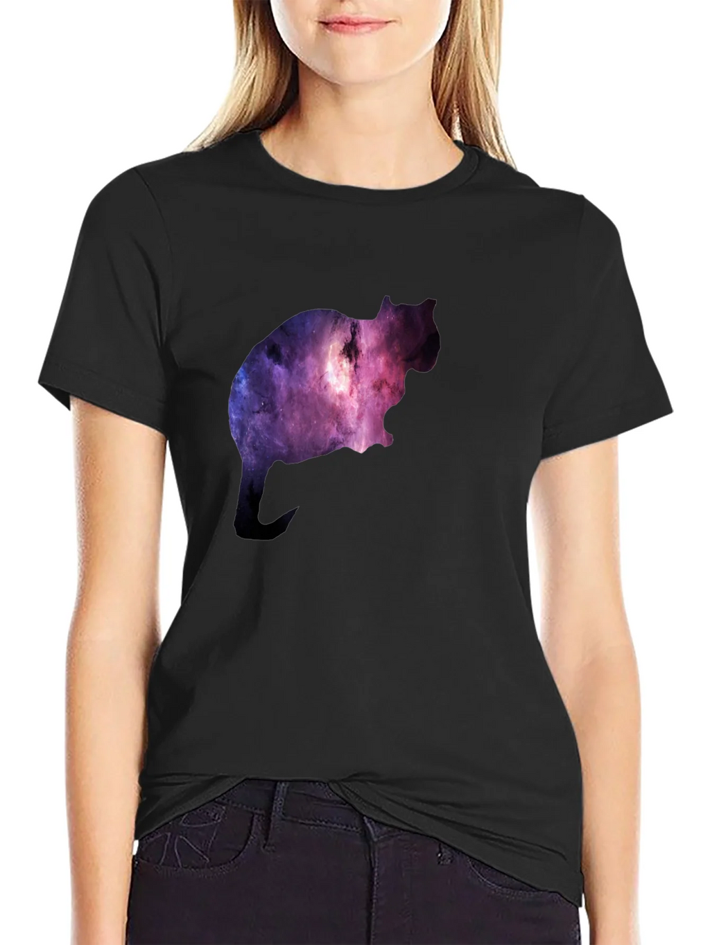 Galaxy Cat T-Shirt - Cosmic Feline Tee product image 5