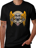 Skull & Axe Graphic Tee - Edgy Design product image 1