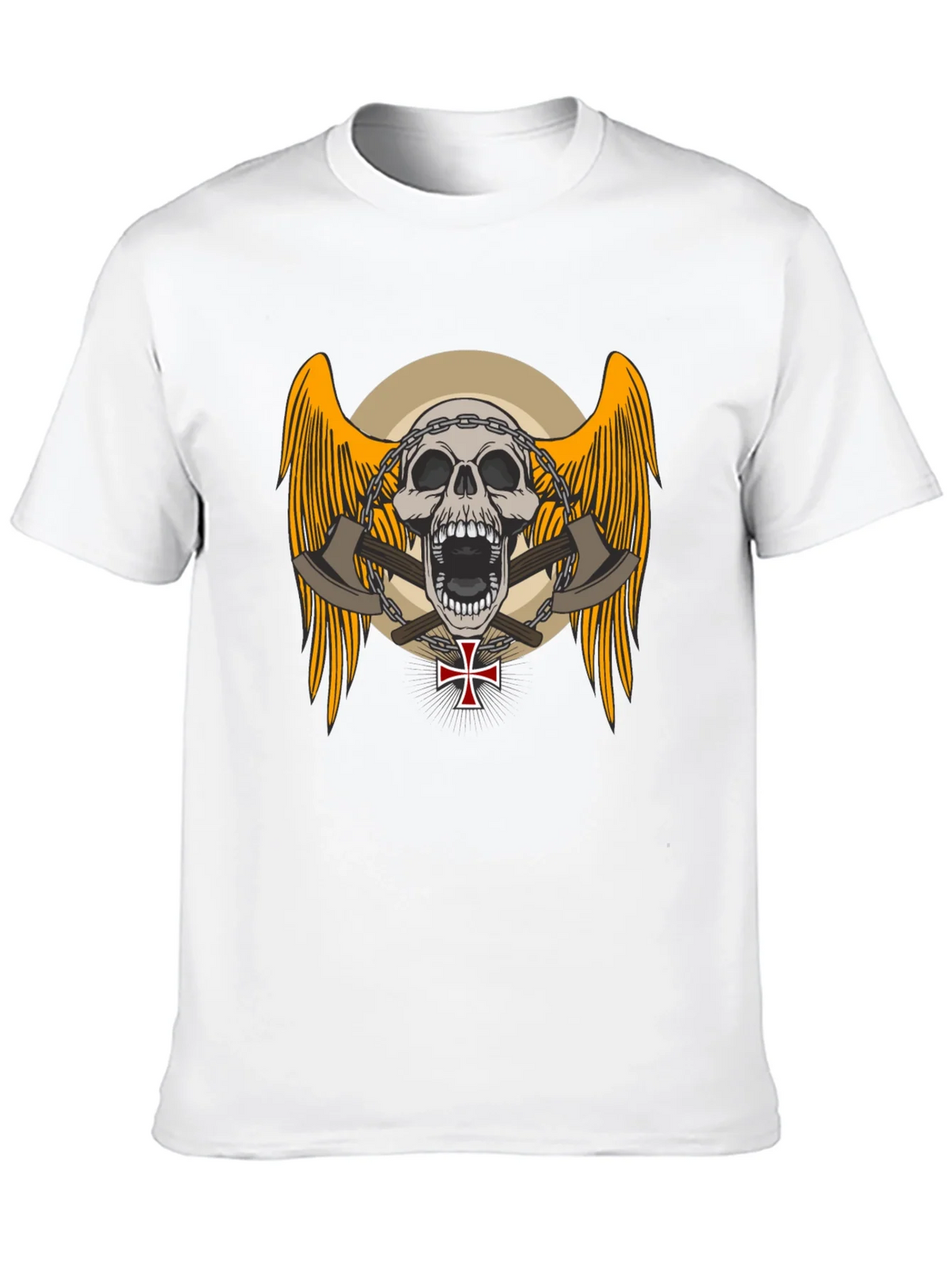 Skull & Axe Graphic Tee - Edgy Design product image 12