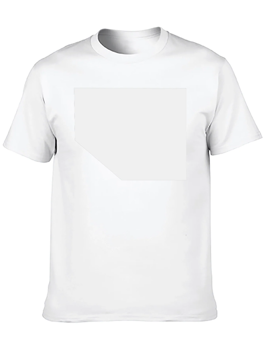 Black T-Shirt with Customizable White Space product image 12