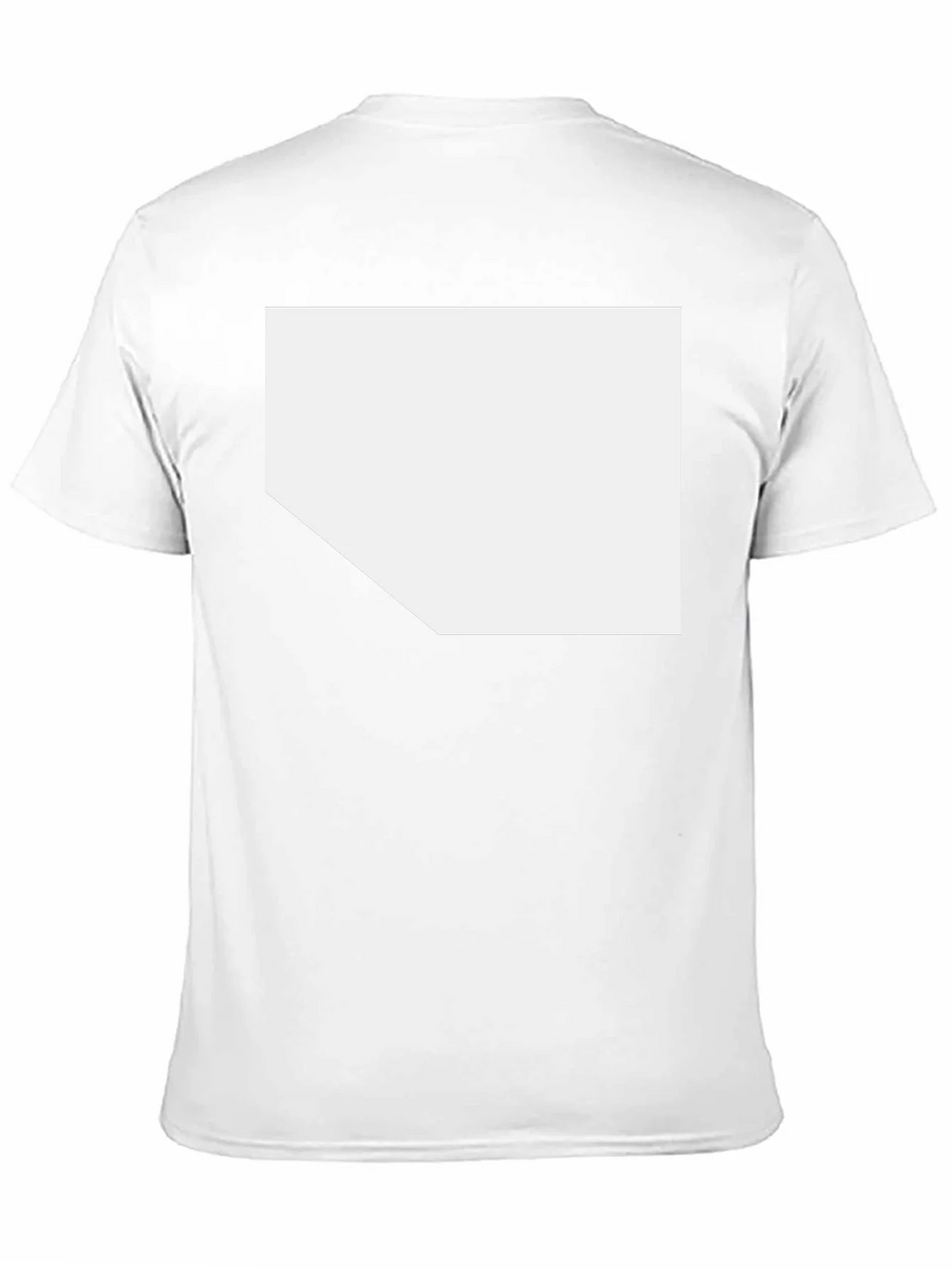 Black T-Shirt with Customizable White Space product image 2