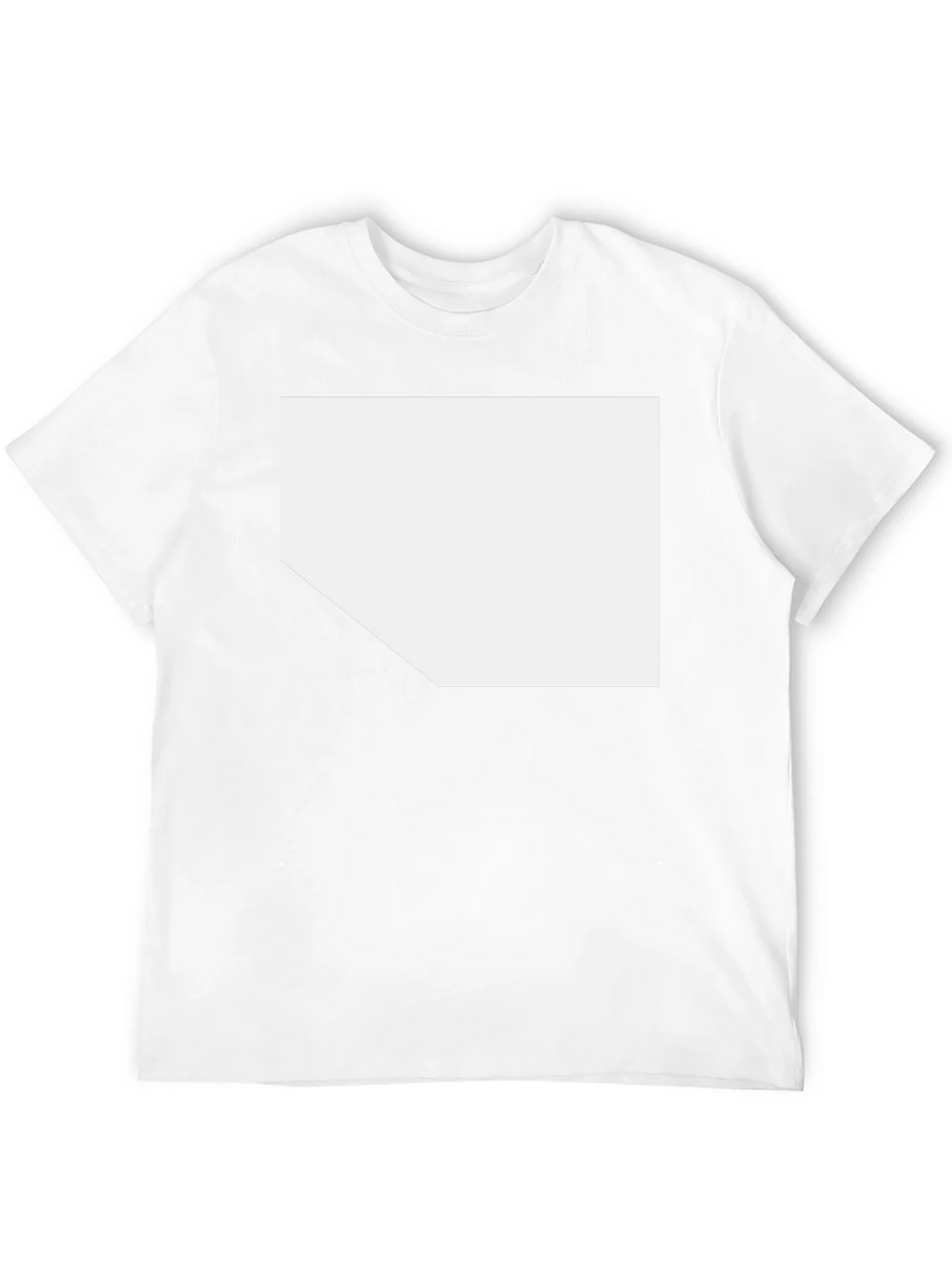 Black T-Shirt with Customizable White Space product image 3