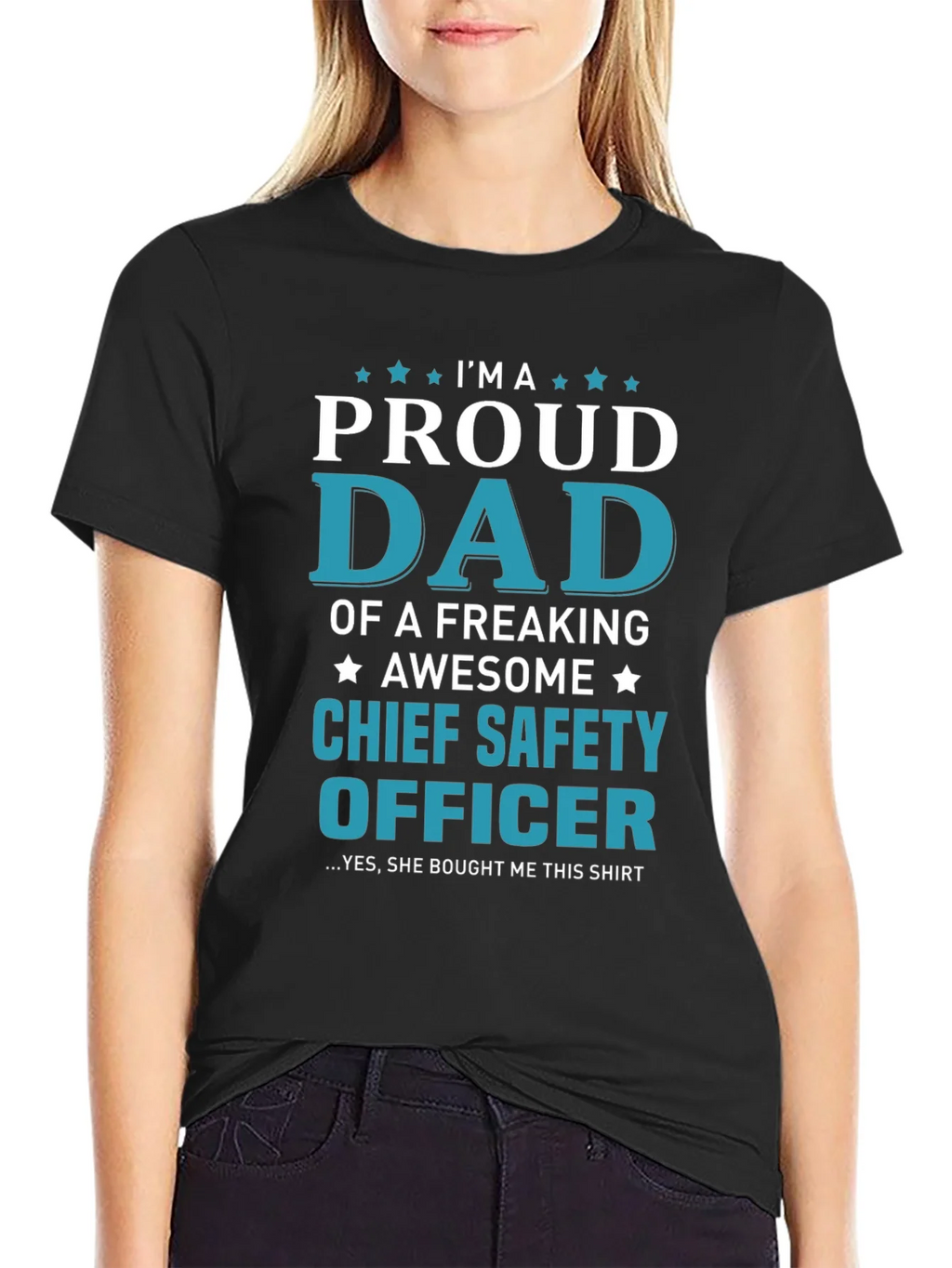Proud Dad Chief Safety Officer T-Shirt product image 5