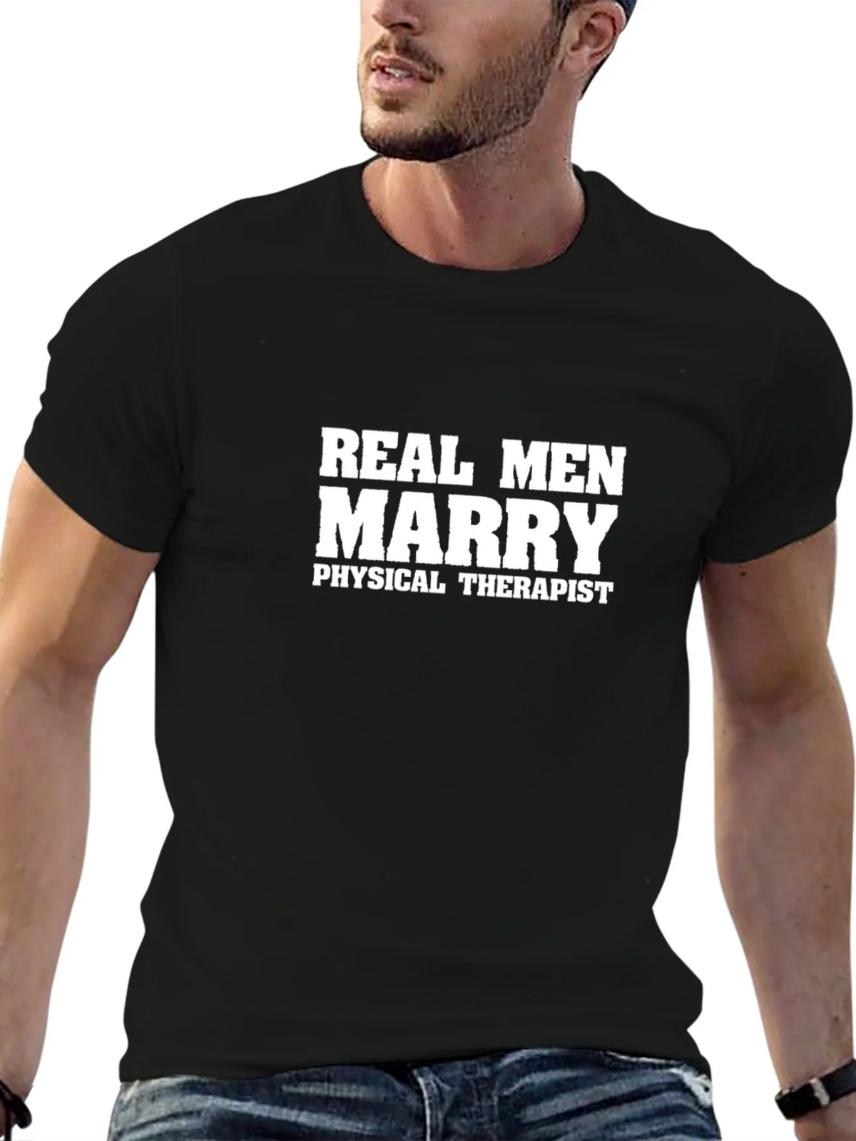 Real Men Marry Physical Therapist T-Shirt product image 9