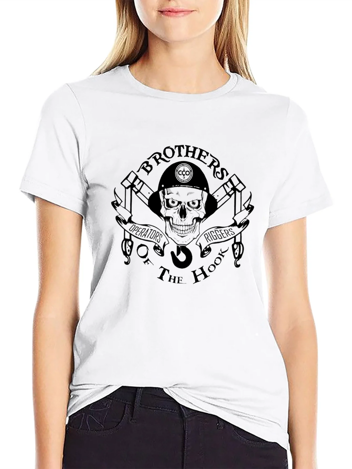 Brothers of the Hook Black Graphic Tee product image 11