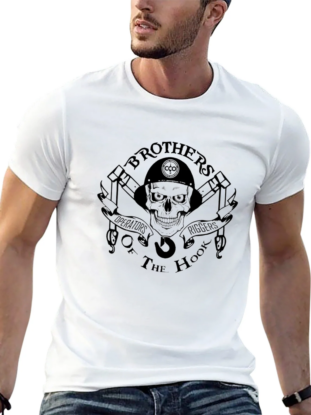 Brothers of the Hook Black Graphic Tee product image 4