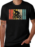 Retro Cycling T-Shirt - Vintage Style Biker Tee product image 1