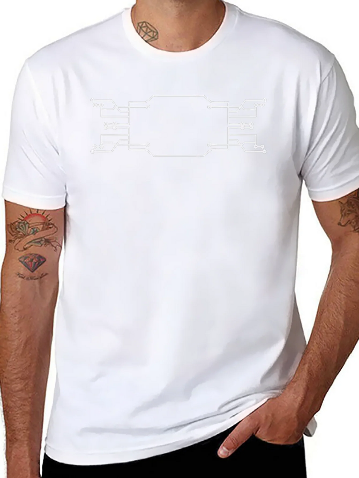Circuit Board Graphic T-Shirt - Tech Enthusiast Apparel product image 10