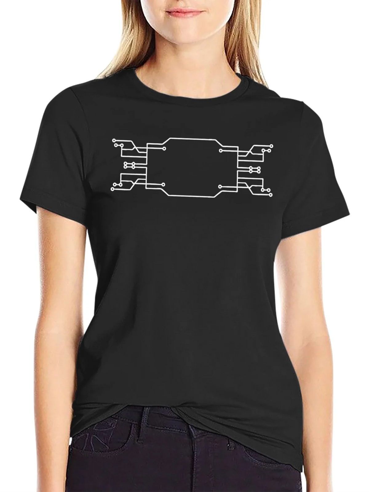 Circuit Board Graphic T-Shirt - Tech Enthusiast Apparel product image 5