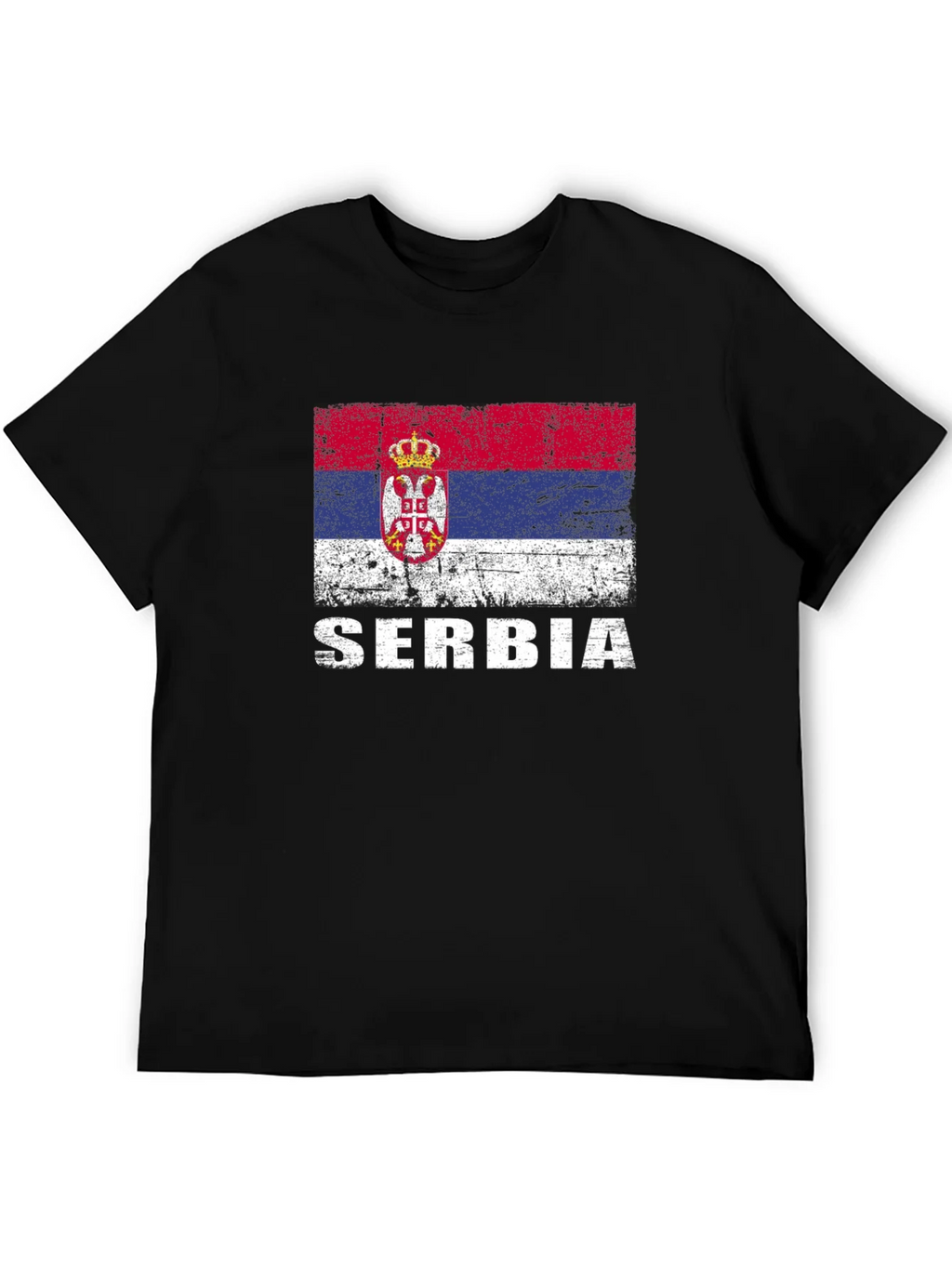 Serbia Flag T-Shirt - Distressed Style product image 8