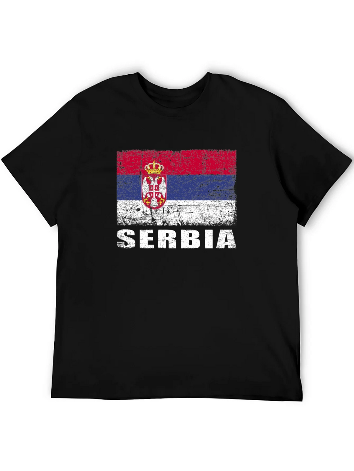 Serbia Flag T-Shirt - Distressed Style product image 8