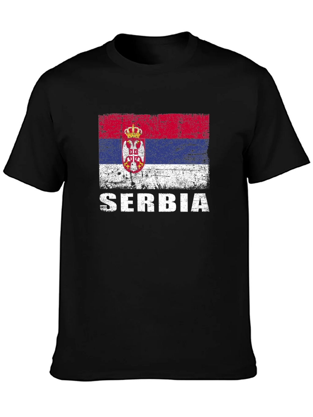 Serbia Flag T-Shirt - Distressed Style product image 6