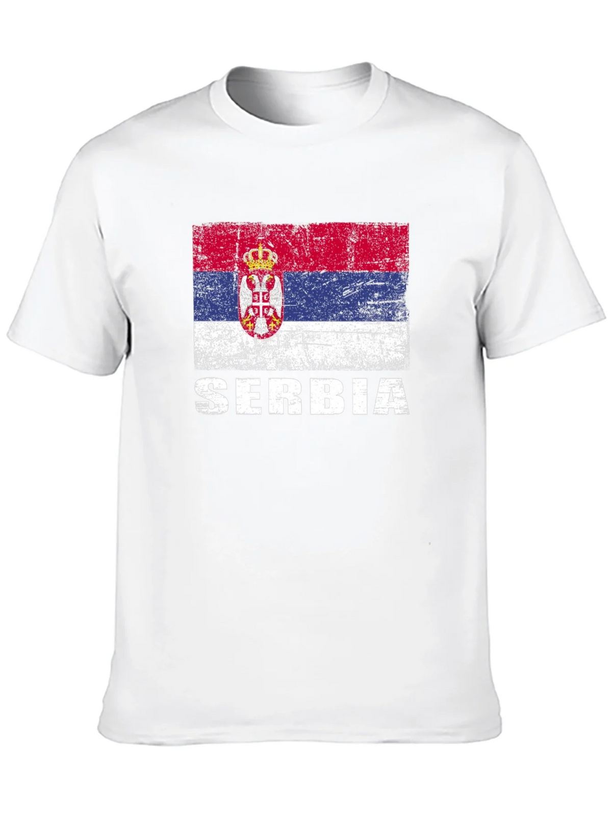 Serbia Flag T-Shirt - Distressed Style product image 12