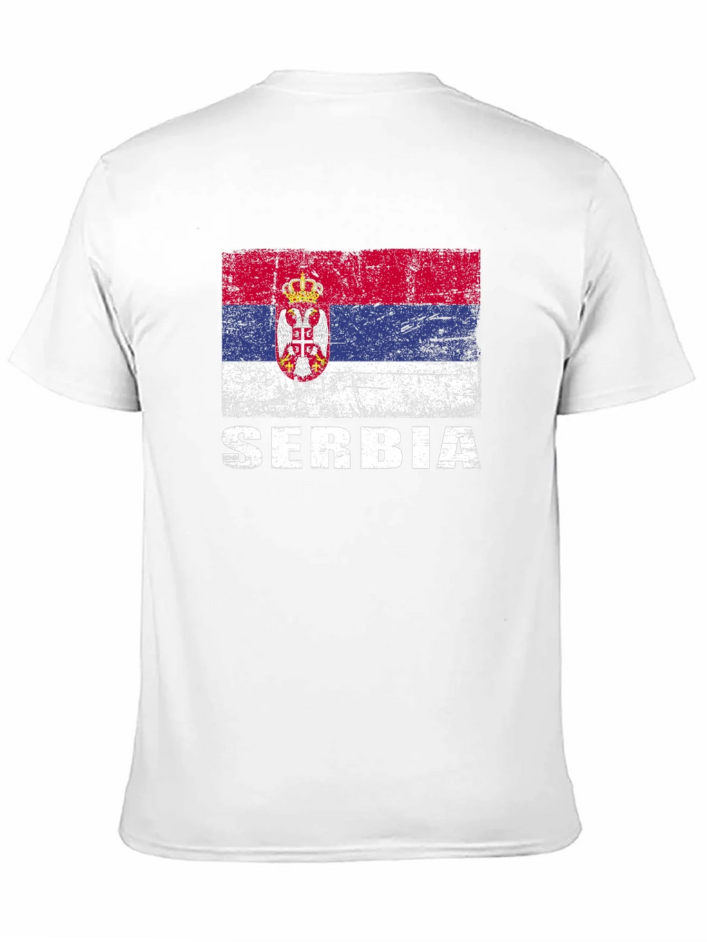 Serbia Flag T-Shirt - Distressed Style product image 2
