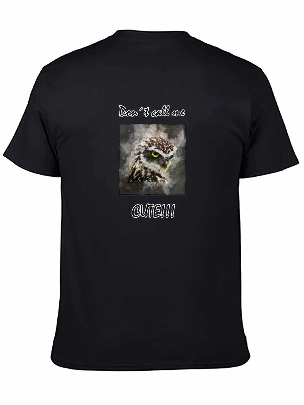 Dont Call Me Cute Owl Graphic Tee product image 7