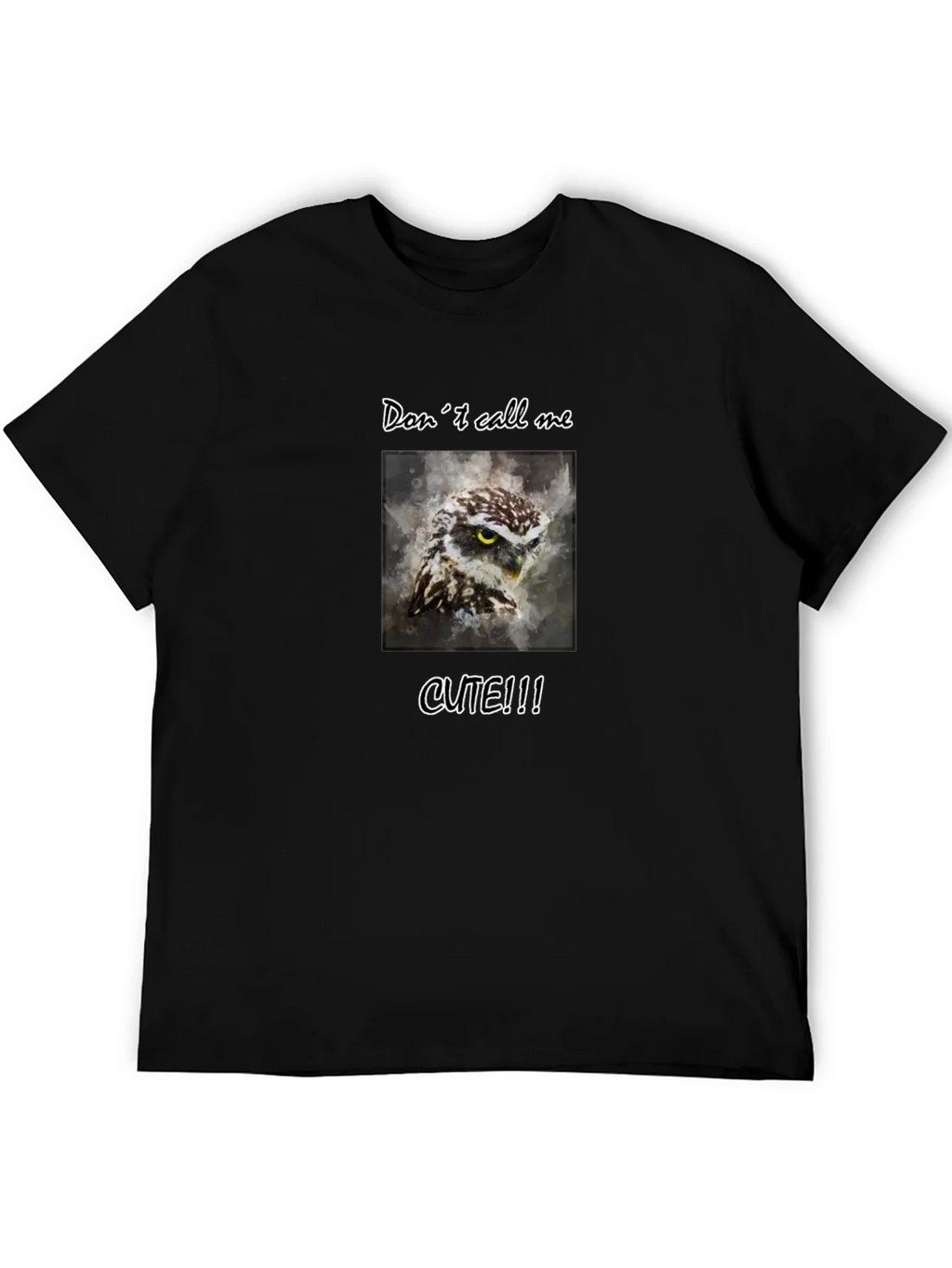 Dont Call Me Cute Owl Graphic Tee product image 8