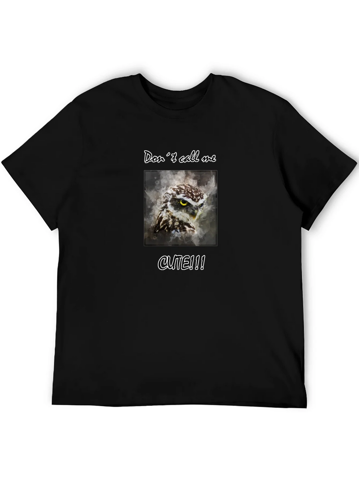 Dont Call Me Cute Owl Graphic Tee product image 8