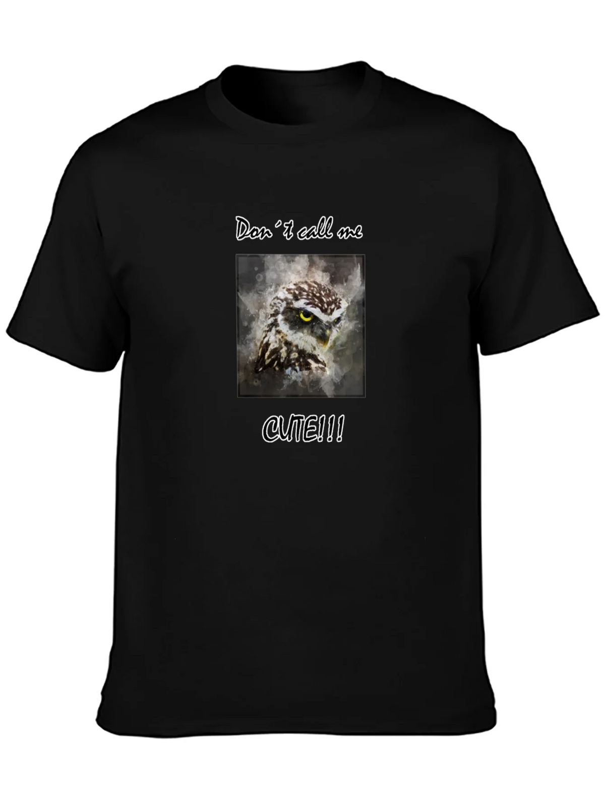Dont Call Me Cute Owl Graphic Tee product image 6