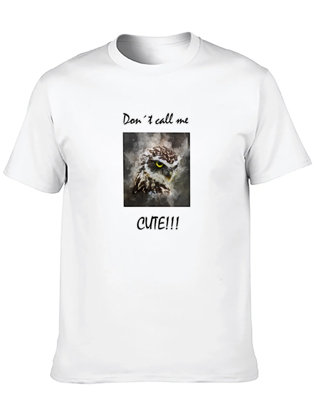 Dont Call Me Cute Owl Graphic Tee product image 12