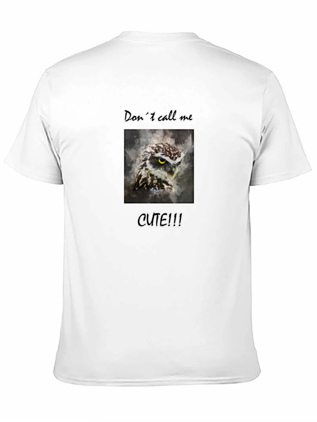 Dont Call Me Cute Owl Graphic Tee product image 2