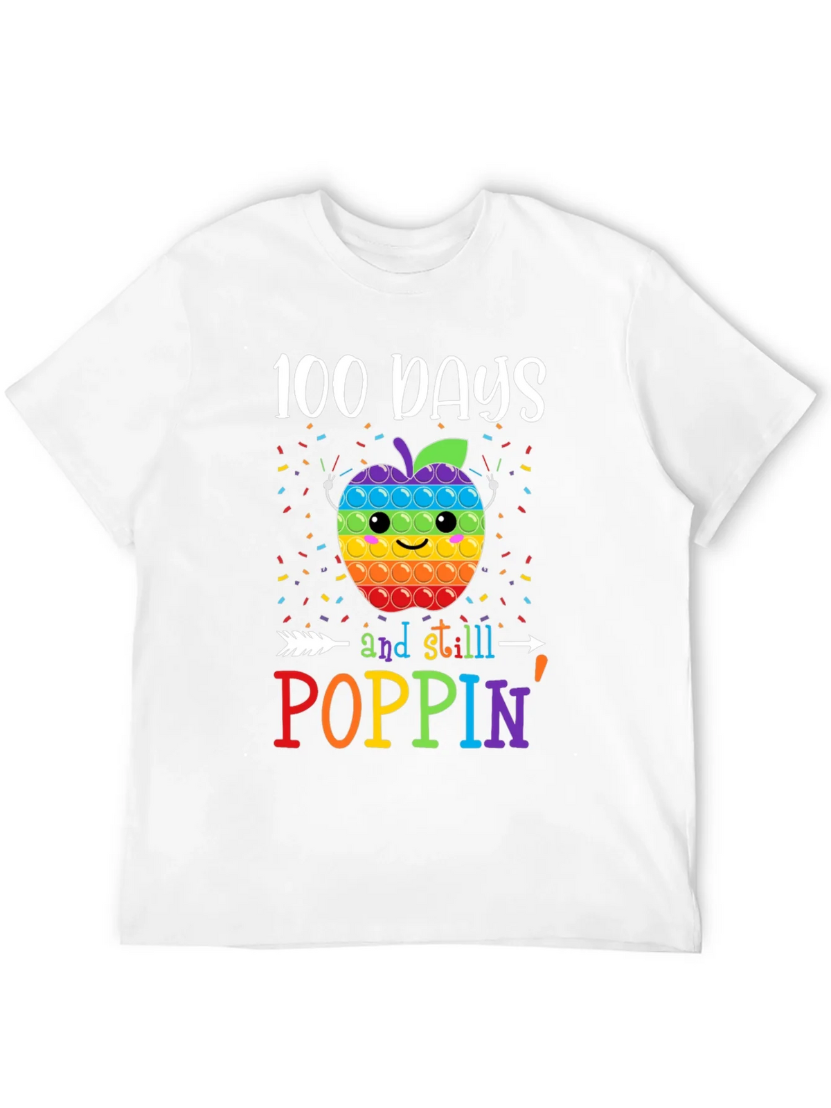 100 Days of School Poppin T-Shirt product image 3