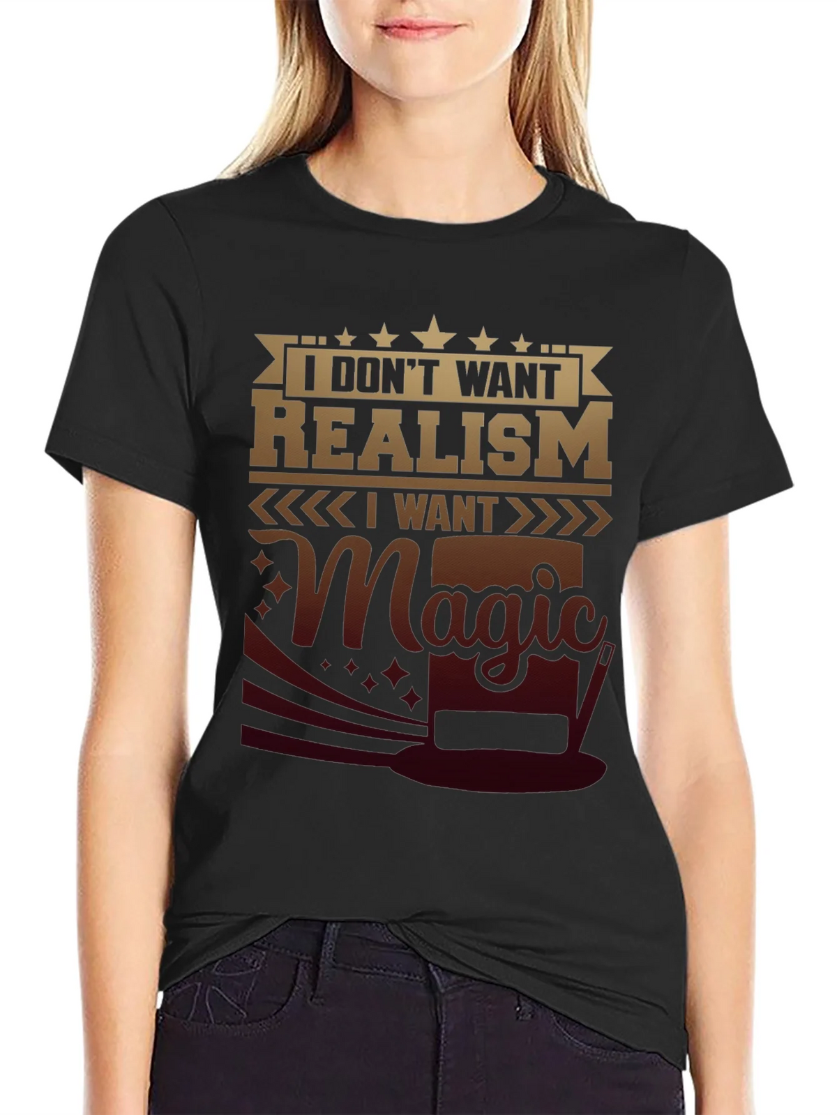 Magic Graphic Tee - I Dont Want Realism product image 5
