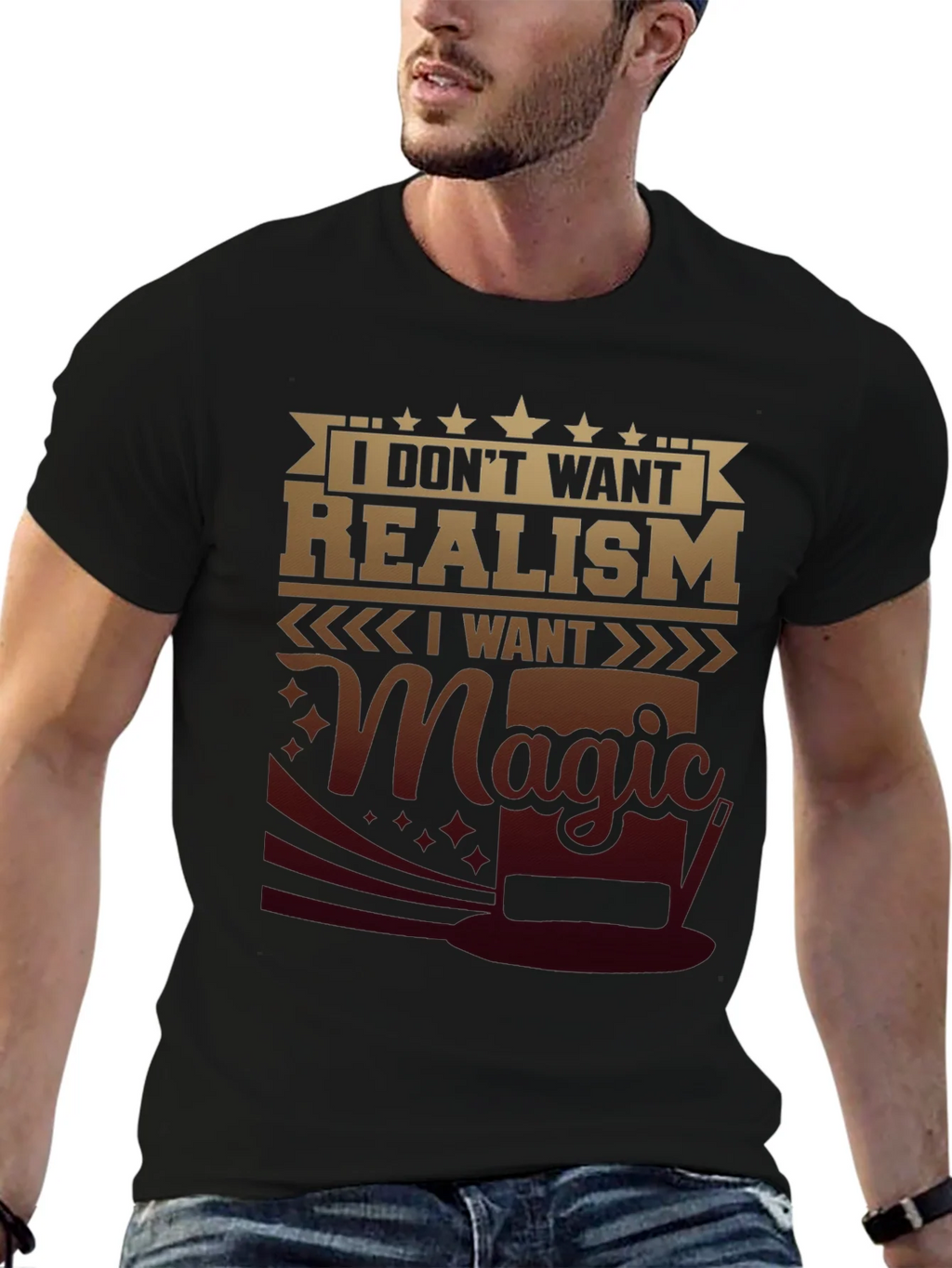 Magic Graphic Tee - I Dont Want Realism product image 9
