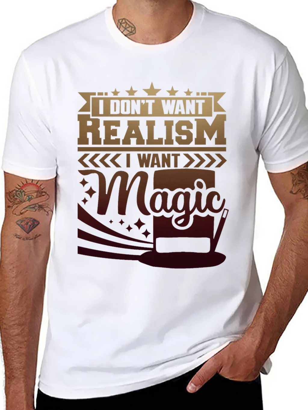 Magic Graphic Tee - I Dont Want Realism product image 10