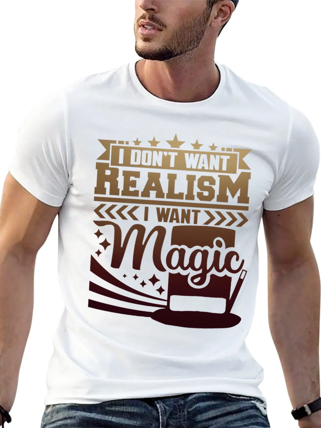 Magic Graphic Tee - I Dont Want Realism product image 4