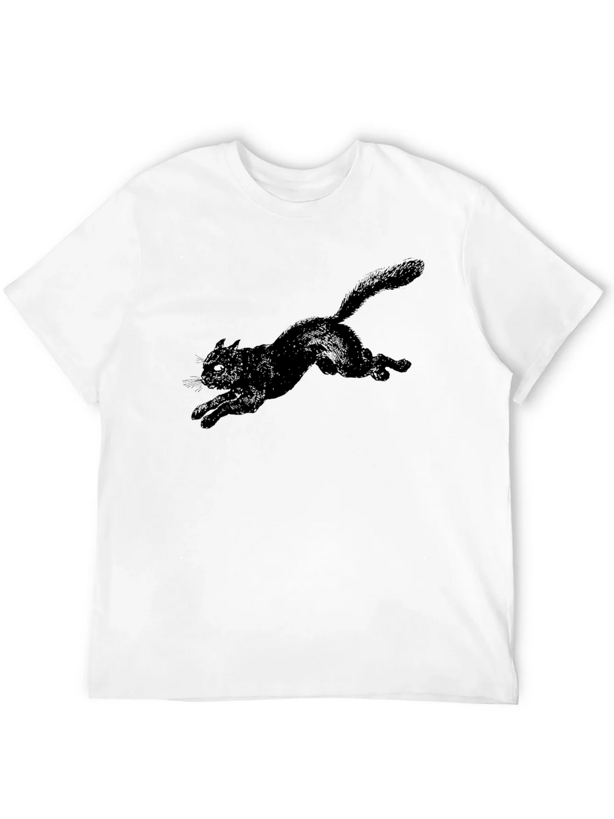 Black Cat Graphic Tee - Mens Casual T-Shirt product image 3