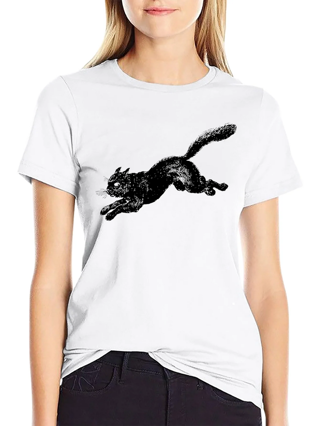 Black Cat Graphic Tee - Mens Casual T-Shirt product image 11