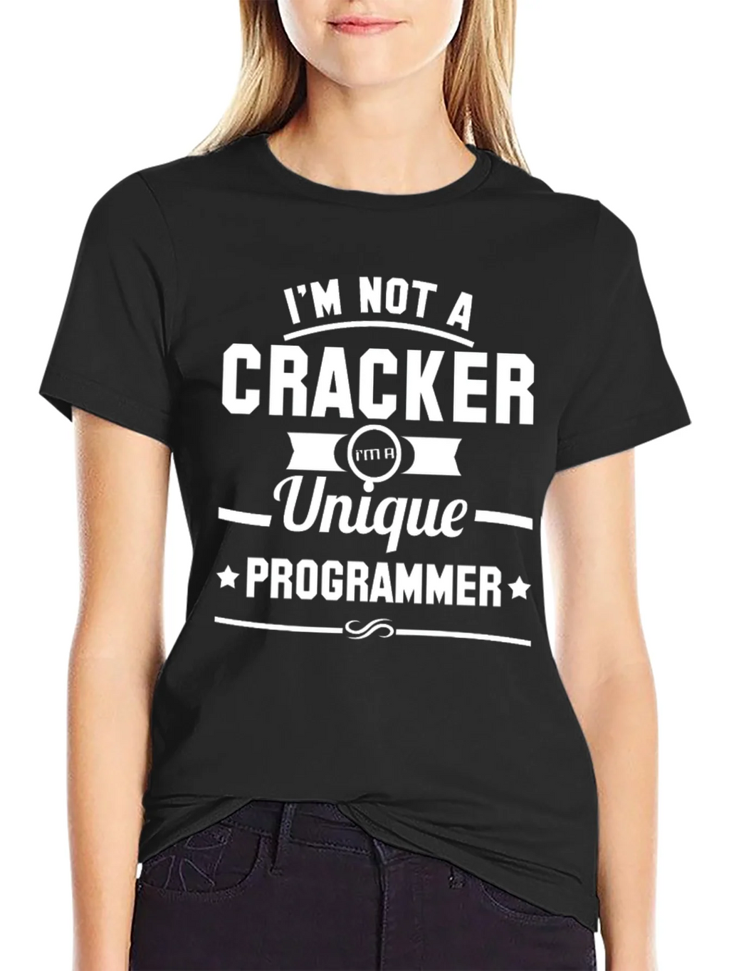 Unique Programmer Graphic Tee - Black Cotton T-Shirt product image 5