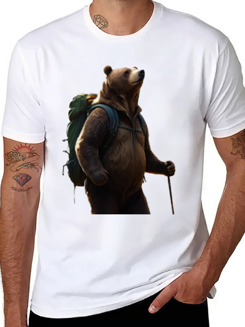 Bear Hiking T-Shirt - Adventure Ready Apparel product image 10