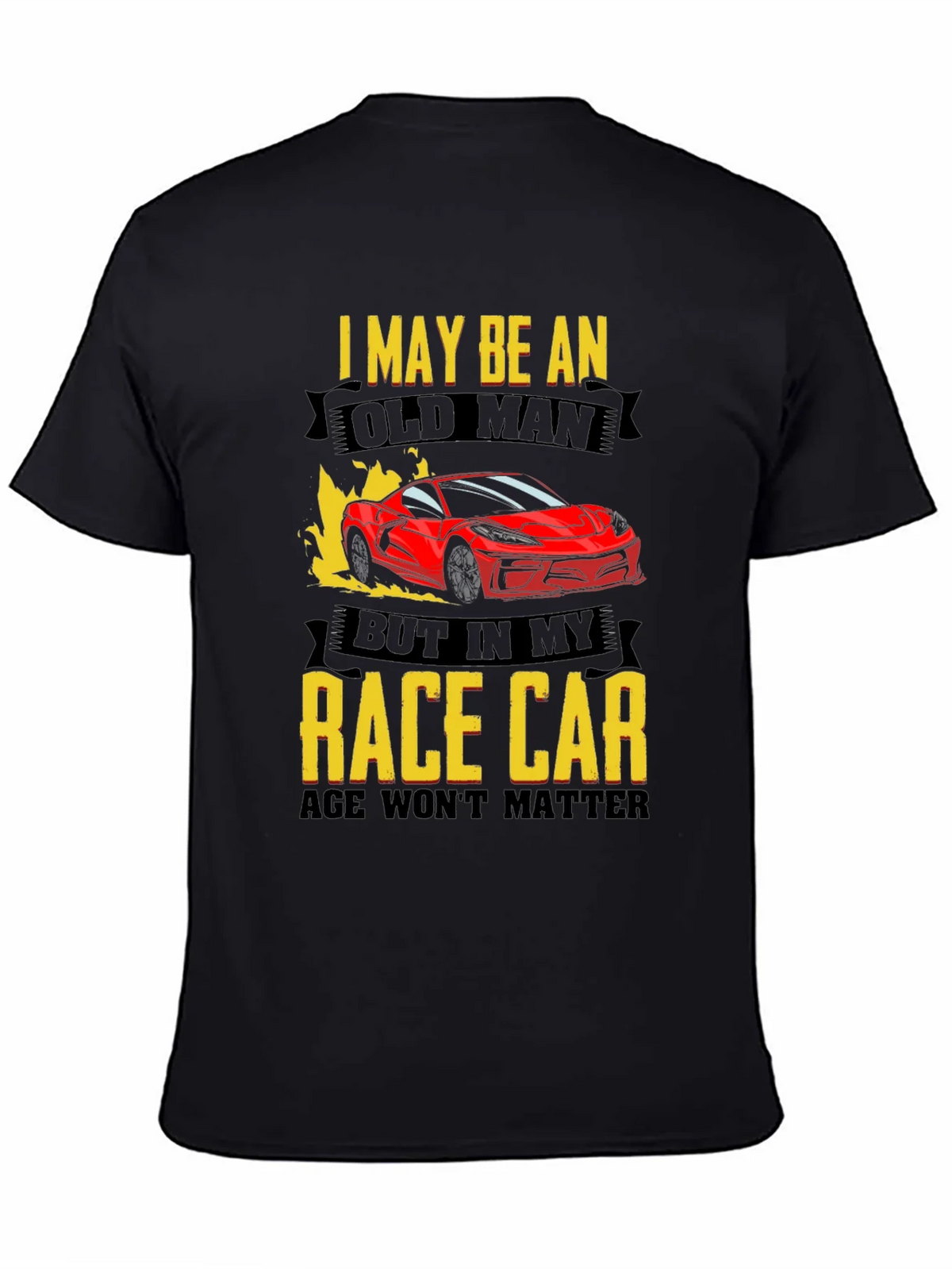 Old Man Race Car T-Shirt - Age is Just a Number! product image 7