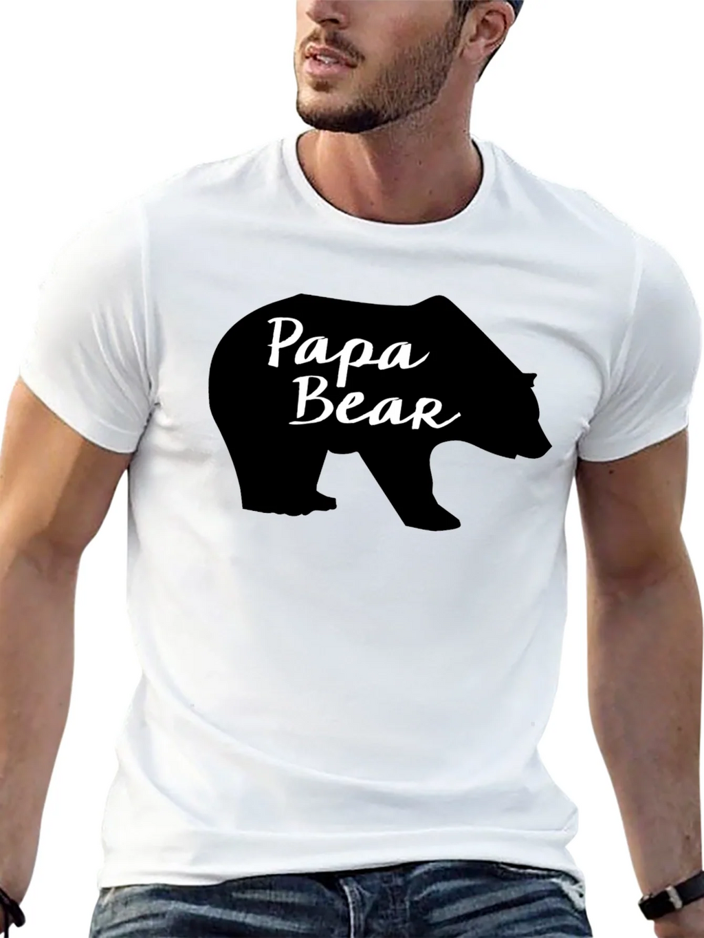 Papa Bear T-Shirt - Dad Graphic Tee product image 4